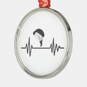 Fallfrequenz Ornament Aus Metall (Links)