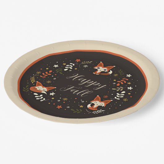 Fallfüchse mit benutzerdefinierbaren Tellern für P Pappteller (Schrägansicht)