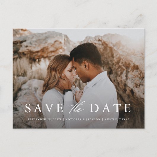 FALLGEMEINE Save the Date Postkarte (Vorderseite)