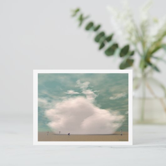 FALLGESCHLOSSEN POSTKARTE (Stehend Vorderseite)