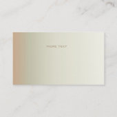 Fallginkgo-Blätter Visitenkarte (Rückseite)