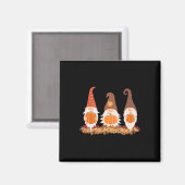 Fallgnoten und Herbstresultate lassen Niedliche Gr Magnet (Vorderseite/Rückseite)