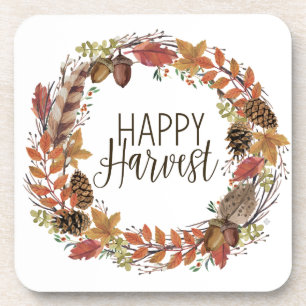 Fallherbst-Aquarell-Kranz Untersetzer