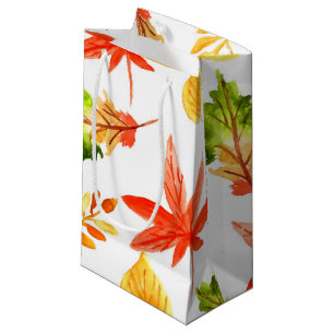 Fallherbst verlässt Partygeschenktasche Kleine Geschenktüte