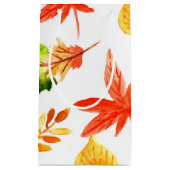 Fallherbst verlässt Partygeschenktasche Kleine Geschenktüte (Vorderseite)