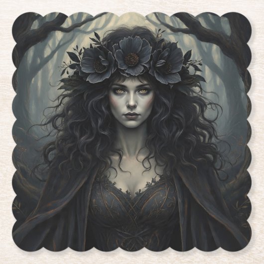 FallHexe Untersetzer (Vorderseite)