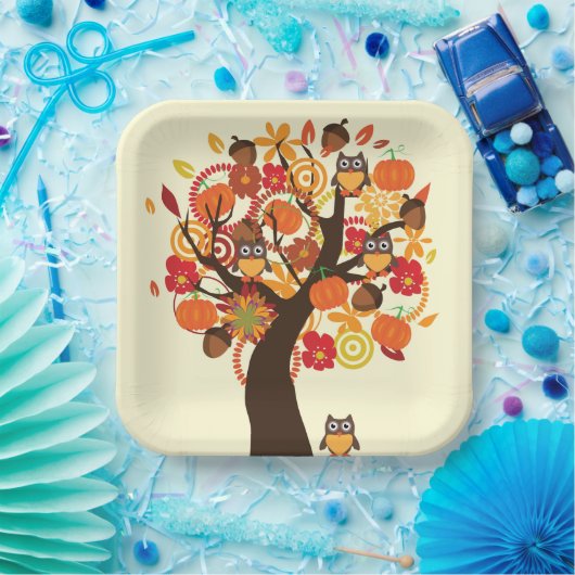 Fallhüllen und Pumpkins Pappteller (Party)