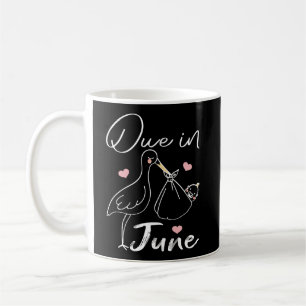 Fällig Im Juni Lustiger Schwan Trägt Ein Süßes Neu Kaffeetasse