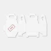 Fällige Briefmarke Geschenkschachtel (Ungefaltet)