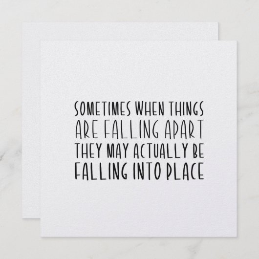 FALLING 5.25 x 5.25 Karte (Vorne/Hinten)