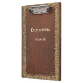 Falling Antique Encyclopedia Book Klemmbrett (Links)