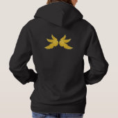 Falling Archangel Gabriel Front und Back Hoodie (Rückseite)