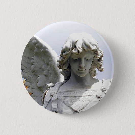Falling Autumn Angel Button (Vorderseite)