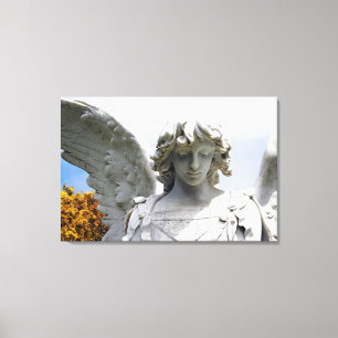 Falling Autumn Angel Leinwanddruck