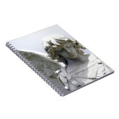 Falling Autumn Angel Notizblock (Rechte Seite)
