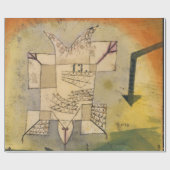 Falling Bird Paul Klee 1919 Geschenkpapier (Flach)