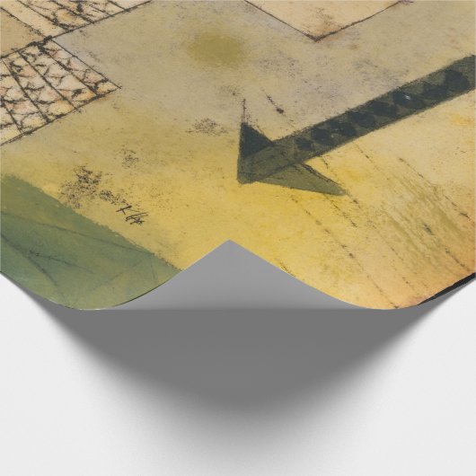 Falling Bird Paul Klee 1919 Geschenkpapier (Ecke)