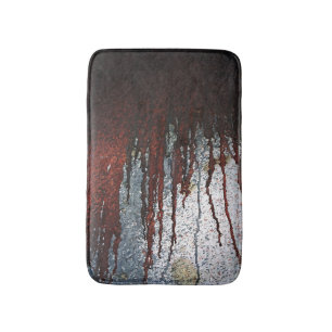 Falling Bloody Rust-Tropfen Badematte