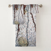 Falling Bloody Rust-Tropfen Badhandtuch Set (Insitu)