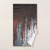 Falling Bloody Rust-Tropfen Badhandtuch Set (Handtuch)