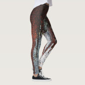 Falling Bloody Rust-Tropfen Leggings (Rechts)