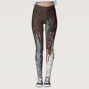 Falling Bloody Rust-Tropfen Leggings