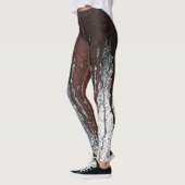 Falling Bloody Rust-Tropfen Leggings (Links)