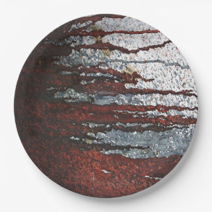 Falling Bloody Rust-Tropfen Pappteller