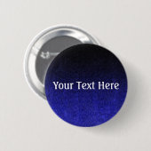 Falling Blue & Black Glitzer Gradient Button (Vorne & Hinten)