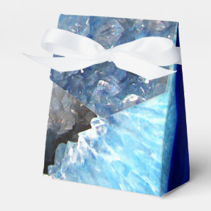 Falling Blue Crystal Geode Geschenkschachtel