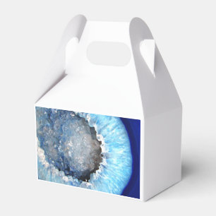 Falling Blue Crystal Geode Geschenkschachtel