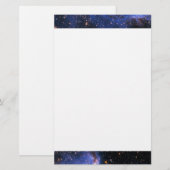Falling Blue Embrionic Starfield Briefpapier (Vorne/Hinten)