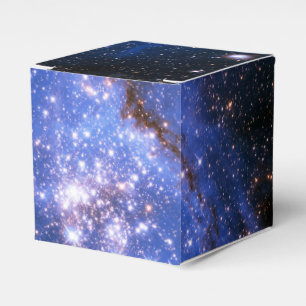 Falling Blue Embrionic Starfield Geschenkschachtel