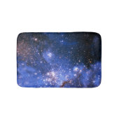 Falling Blue Embrionic Stars Badematte (Vorderseite)