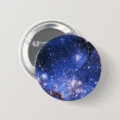 Falling Blue Embrionic Stars Button (Vorne & Hinten)
