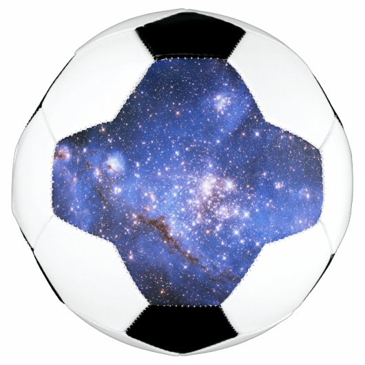 Falling Blue Embrionic Stars Fußball (Vorderseite)
