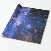 Falling Blue Embrionic Stars Geschenkpapier (Ungerollt)