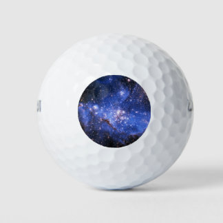 Falling Blue Embrionic Stars Golfball
