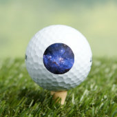 Falling Blue Embrionic Stars Golfball (Insitu T-Shirt)