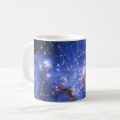 Falling Blue Embrionic Stars Kaffeetasse (Vorderseite Links)