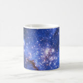 Falling Blue Embrionic Stars Kaffeetasse (Mittel)