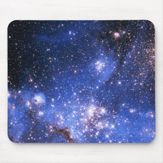 Falling Blue Embrionic Stars Mousepad (Vorne)