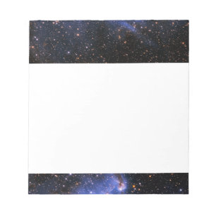 Falling Blue Embrionic Stars Notizblock
