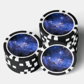 Falling Blue Embrionic Stars Pokerchips (Stapel)