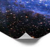 Falling Blue Embrionic Stars Poster (Ecke)