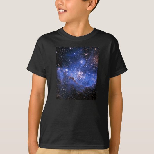Falling Blue Embrionic Stars T-Shirt (Vorderseite)