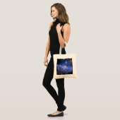 Falling Blue Embrionic Stars Tragetasche (Vorderseite (Model))