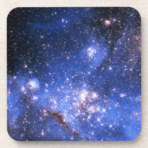 Falling Blue Embrionic Stars Untersetzer
