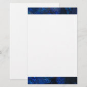Falling Blue Glass Bubbles Briefpapier (Vorne/Hinten)