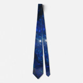 Falling Blue Glass Bubbles Krawatte (Vorderseite)